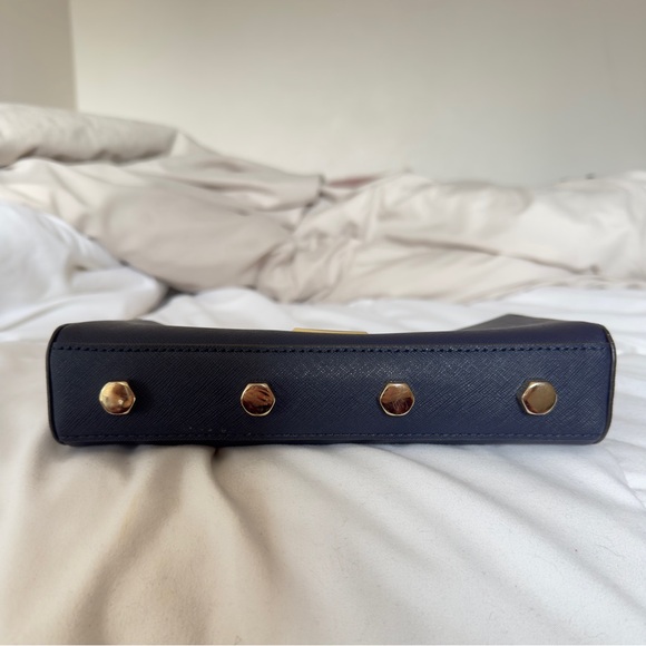 Rebecca Minkoff Black Crossbody Bag with Gold Chain - Picture 5 of 5